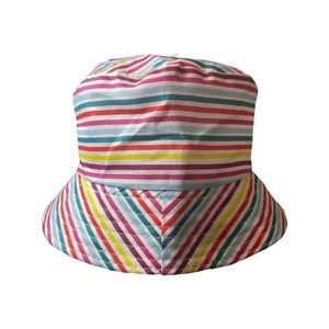 Rainbow Striped Bucket Hat